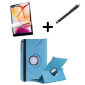 Samsung Galaxy Tab A9 8.7inç X110 X115 Kılıf Dönen Tablet Kilifi Ekran Koruyucu+Kalem - 1