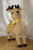 Amigurumi El İşi Doğal Oyuncak Yılbaşı Geyiği Puzzy - 2