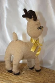 Amigurumi El İşi Doğal Oyuncak Yılbaşı Geyiği Puzzy - 5