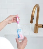 Dr Brown's Emzik ve Biberon Temizleme Fırçası Pembe - 3