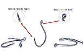 Fujin SSW Delikli Kaynaklı Çapraz Octopus Kancası - 3
