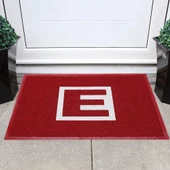 Jütburada Eczane Logolu Kıvırcık Kapı Önü Paspası - 1