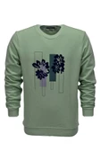 Erkek Baskılı Spor Sıfır Yaka Sweatshirt R2201 BGL-ST03191 thumbnail 7