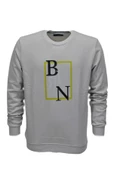 Erkek Baskılı Spor Sıfır Yaka Sweatshirt R2202 BGL-ST03189 - 2