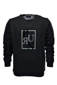 Erkek Baskılı Spor Sıfır Yaka Sweatshirt R2202 BGL-ST03189 - 1