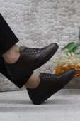 Mehmet Mete 42455 Kahve Hakiki Deri Sıcak Astar Kauçuk Taban Erkek Ayakkabı thumbnail 5