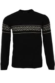 Erkek Kazak Sıfır Yaka Reguler Fit Füme Renk RAR01112 - 1