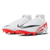 Nike Zoom Superfly 9 Elite Fg Erkek Beyaz Futbol Krampon DJ4977-600 thumbnail 1