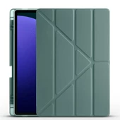 Galaxy Tab S9 Plus Kılıf Tri Folding Kalem Bölmeli Standlı Kılıf thumbnail 8