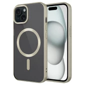 iPhone 15 Kılıf Mat Tasarımlı Magsafe Wireless Şarj Özellikli Mat Setro Kılıf thumbnail 8