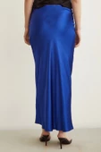Verev Saten Etek Lacivert - 6