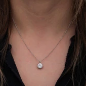 Lucky Life 925 Ayar Gumuss Minimal Yuvarlak Anturaj Lucky Life Lucky Life Lucky Life Kadın Kolye - 2