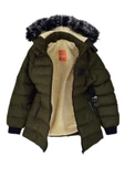 Kız Çocuk Kapüşonlu Kaban BGL-ST03449 - 4