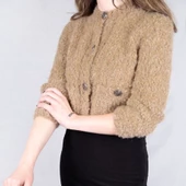 Knit Me Curly Melange KCM55 Mavi Melanj - 2