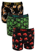 TEET Erkek Boxer Pamuklu Desenli Premium 9'lu Set - 6