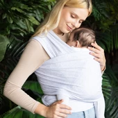 Wrap Sling Bebek Taşıma Şalı, Bebek Güvenli Bağlanmasına Katkı Sağlar, Emziren Annelere Destek Olur - 7