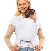 Wrap Sling Bebek Taşıma Şalı, Bebek Güvenli Bağlanmasına Katkı Sağlar, Emziren Annelere Destek Olur - 9