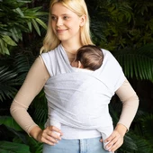 Wrap Sling Bebek Taşıma Şalı, Bebek Güvenli Bağlanmasına Katkı Sağlar, Emziren Annelere Destek Olur - 8