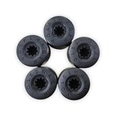 VW Caddy 2004-2010 Bijon Kapağı Volkswagen Yazılı 5 adet 1K0601173 - 1