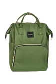 Çok Amaçlı Anne Bebek Bakım Sırt Çantası Klasik Yeşil - 1
