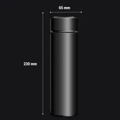 BUFFER® Paslanmaz Çelik Dijital Ekranlı Isı Yalıtımlı Akıtmaz Kapak Kahve ve Çay Termosu 500 ml - 5