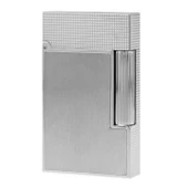 S.T. Dupont 16603 Ligne 2 Diamond Head Pattern Brushed Platinum Çakmak - 1