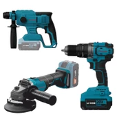 Catpower 4235 Akülü Kömürsüz Li-ion 20 V 4.0 Ah Batarya Avuç Taşlama Kırıcı Delici Darbeli Vidalama - 9