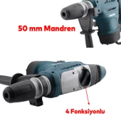 Kırıcı Delici Darbeli Matkap 1400 W Proter Metal Beton Elektropnömatik Delme Kırma Hilti 50 mm thumbnail 3