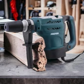 Kırıcı Delici Darbeli Matkap 1400 W Proter Metal Beton Elektropnömatik Delme Kırma Hilti 50 mm thumbnail 4