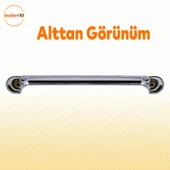 Simay Mobilya Mutfak Dolabı Çekmece Dolap Kapak Kulpu Düz Metal Kulp Kulbu Kulpu 160 mm Krom thumbnail 4