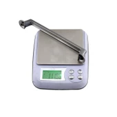 Simay Mobilya Mutfak Dolabı Çekmece Dolap Kapak Kulpu Düz Metal Kulp Kulbu Kulpu 160 mm Füme thumbnail 5