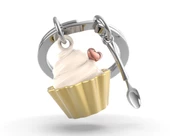 Metalmorphose Cupcake Anahtarlık - 1