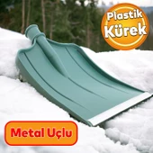 Plastik Faryap Kar Küreme Küreği Ahır Gübre Hayvan Pisliği Temizleme Yeşil 33x38 cm Kürek - 1