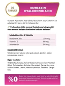 Nutraxin Beauty Hyaluronik Acid 30 Tablet thumbnail 2