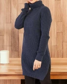 Uzun Triko Tunik Selanik Örme - 5