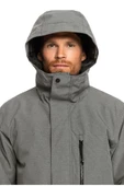 Quiksılver Mıssıon Solıd Jk Erkek Gri Snowboard Montu - 5