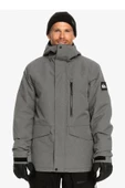 Quiksılver Mıssıon Solıd Jk Erkek Gri Snowboard Montu - 1