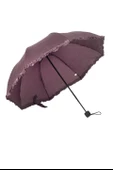 Marlux Mor Tam Bombeli Gizli Çiçek Desenli Kadın Şemsiye M21MAR246R003 thumbnail 8