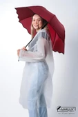 Marlux Bordo Mini Puantiye Kadın Şemsiye M21MAR301R001 thumbnail 2