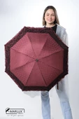Marlux Bordo Çantalı Ve Dantelli Kadın Şemsiye M21MAR362R001 thumbnail 6