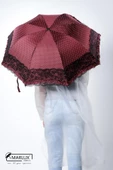 Marlux Bordo Çantalı Ve Dantelli Kadın Şemsiye M21MAR362R001 thumbnail 4