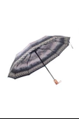 Marlux Gri Desenli Ahşap Saplı Tam Otomatik Premium Lüks Kadın Şemsiye M21MAR1002LR006 thumbnail 5