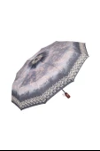 Marlux Gri Desenli Ahşap Saplı Tam Otomatik Premium Lüks Kadın Şemsiye M21MAR1002LR006 thumbnail 4