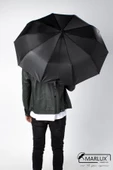 Marlux Siyah Tam Otomatik 10 Tel Erkek Lüks Şemsiye M21MAR705R001 thumbnail 4