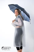 Marlux Gri Su Damlası Tam Otomatik Kadın Şemsiye M21MAR709R004 thumbnail 4