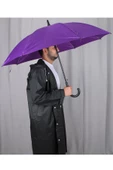 Marlux Fiber 8 Telli Rüzgar Koruma Ters Dönebilir Kırılmaz Telli Otomatik Mor Şemsiye M21MAR10138R004 thumbnail 2
