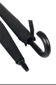 Marlux Siyah Baston 24 Fiber Tel Hakiki Deri Saplı Ultra Premium Protokol Şemsiye M21MAR1024R001 - 11