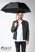 Marlux Siyah Unisex Yarasa Tip Kırılmaz Şemsiye M21MAR077R001 - 1