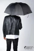 Marlux Siyah Koyu Gri Unisex Yarasa Tip Kırılmaz Şemsiye M21MAR077R003 - 3