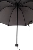 Marlux Siyah Gri Ekose Unisex Yarasa Tip Kırılmaz Şemsiye M21MAR077R002 - 10
